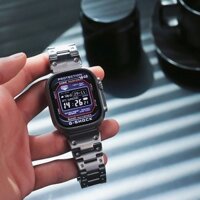 Dây Đeo Inox + tpu Cho Đồng Hồ Thông Minh Apple watch ultra2 / 1 iwatch 9 8 7 45 41mm 6 5 4 se 44mm 40mm