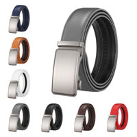 Dây đeo khóa tự động bằng da thật dành cho nam, Dây đeo quần công sở da bò 3,5cm, Thiết kế thời trang