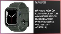 Dây đeo kiêm ốp lưng Apple Watch 44mm/45mm Spigen Rugged Armor Pro [062CS26016 – 062CS25324 – ACS00819]