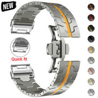 Dây đeo kim loại 22mm 26mm tương thích cho dây đeo nam bằng thép không gỉ Garmin Fenix 5 / 5X / 5XPlus / 6 / 6XPro / 7x cho Garmin Forerunner 945 935