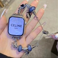 Dây Đeo Kim Loại Cho Apple watch 10 9 8 7 6 5 se 4 3 Pandora Vòng Tay Đồng Hồ Thông Minh Dây Đeo Tay Cho iwatch 44mm 42mm 46mm 40mm 49mm 45mm 41mm 38mm