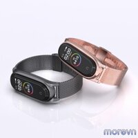 Dây đeo kim loại mắt lưới PLUS Mi band 4, mi band 3 Mijobs - dây đeo thay thế miband 4