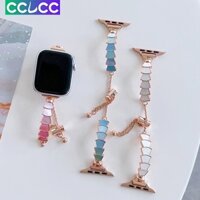 Dây Đeo Kim Loại Nhiều Màu Sắc Cho Đồng Hồ Thông Minh Apple watch Ultra Series 8 / 7 / 6 / 5 / 4 / 3 / 2 / 1 SE iWatch 49mm 45mm 41mm 44mm 40mm 42mm 38mm