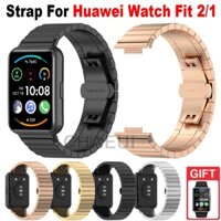 Dây đeo kim loại Vòng đeo tay bằng thép không gỉ cho Huawei Watch Fit 2 3 / Huawei Watch Fit Special Edition