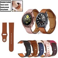 Dây đeo làm từ da thật thay thế cho đồng hồ thông minh Samsung Galaxy Watch 3 41mm 45mm