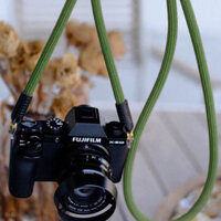 Dây đeo máy ảnh, Dây đeo vai Micro-SLR, Dây leo núi, Dây buộc dây tròn màu xanh lá cây, Thích hợp cho Leica, Fujifilm và Sony [không phải máy ảnh]