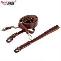 Dây đeo máy ảnh Naiying/Dây đeo cổ tay da thật vintage, tương thích với máy ảnh không gương lật Canon R50, Nikon Z7, Z30, Fujifilm XT5, XS10, Sony A6000, A7M4