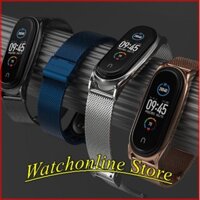 Dây đeo Mijobs Xiaomi Miband 5 bản kim loại Plus