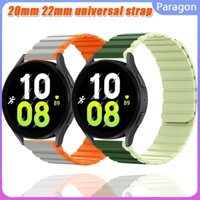 Dây Đeo Nam Châm 20mm 22mm Hai Màu Cho Đồng Hồ Thông Minh Samsung Galaxy watch 3 4 5 Pro active 40mm 44mm 45mm