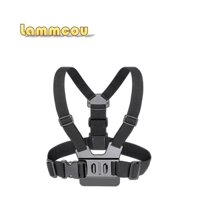 Dây đeo ngực giữ máy ảnh hành động LAMMCOU có giá đỡ J cho Gopro Hero 10 9 8 7 6 5 Black Silver Session Max Fusion