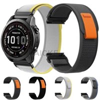 Dây đeo Nylon 26mm 22mm Dây đeo mềm cho Garmin Fenix 8 51mm 47mm / 7X / 6 / 5X Plus / Fenix3 hr / Forerunner 935 945 965 955