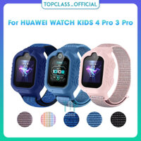 Dây Đeo Nylon Kèm Ốp Lưng Bảo Vệ Đồng Hồ Thông Minh Trẻ Em HUAWEI WATCH KIDS 4 Pro 3 Pro