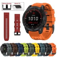 Dây đeo silicon 26mm 22mm Dây đeo vòng tay cho Garmin Fenix 7X / 6 / 5X Plus / Fenix3 hr / Forerunner 935 945 955 965