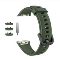 Dây Đeo SILICON dành Cho Huawei Honor Band 6 Chất Lượng cao - Xanh army,Huawei Honor Band 6