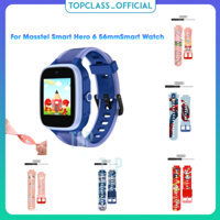 Dây đeo silicon đầy màu sắc cho đồng hồ thông minh Masstel Smart Hero 6 56mm Thiết kế dễ thương