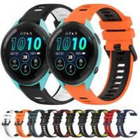 Dây Đeo Silicon Hai Màu 22mm Cho garmin forerunner 265 / garmin forerunner 255 / garmin forerunner 255 music / garmin venu 2 / garmin vivoactive 4