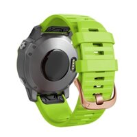 Dây Đeo Silicon Mềm 20mm Chống Thấm Nước Tháo Gỡ Nhanh Cho garmin mk2s d2 delta s instinct 2s