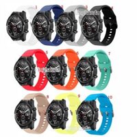 Dây Đeo Silicon Mềm Cho Đồng Hồ Thông Minh Ticwatch Pro S2 E2 GTX - 4 black,L size