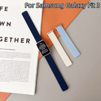 Dây Đeo Silicon Mới Cho Samsung Galaxy Fit 3 Mây Hạt Gỗ Silicon Từ Tính Dây Đeo Đồng Hồ Cho Samsung Galaxy Fit 3 Dây Đeo Thay Thế