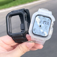 Dây đeo silicon trong suốt thời trang + Vỏ cho đồng hồ thông minh Huawei Fit 3 Dây đeo đồng hồ thể thao tích hợp cho Huawei Watch Fit 3 Vòng đeo tay