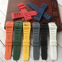 Dây đeo silicon tự nhiên Thích hợp cho dây đeo đồng hồ RICHARD MILLE RICHARD Miller Silicon mềm / Bảo vệ môi trường