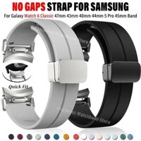Dây Đeo Silicon Từ Tính Cho Đồng Hồ Thông Minh samsung galaxy watch6 classic 47mm 43mm 6 / 5 / 4 40mm 44mm 20mm 5pro 45mm
