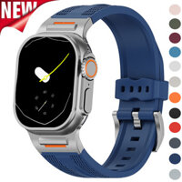 Dây đeo silicon Tương thích cho Apple Watch 10 46mm 49mm 45mm 44mm 42mm iwatch series10 9 8 7 6 5 4 se 3 2 ultra
