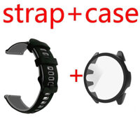 Dây đeo silicon + Vỏ cho Garmin Forerunner 165 265 Đồng hồ thông minh âm nhạc Dây đeo cổ tay bằng silicon Vòng đeo tay có vỏ bảo vệ màn hình