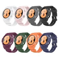 Dây Đeo Silicone + Ốp Bảo Vệ Cho Đồng Hồ Thông Minh Samsung Galaxy Watch4 40mm 44mm 4