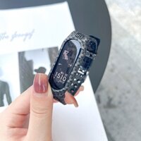 Dây Đeo Sợi Carbon Cao Cấp Cho Đồng Hồ Thông Minh Xiaomi Mi Band 6/5/4/3