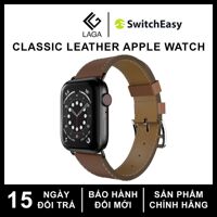 Dây Đeo SwitchEasy Classic Genuine Leather Apple Watch (Size 38/40/41/42/44/45mm) (Series 1-7/SE)