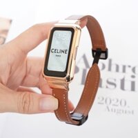 Dây Đeo Tay Bằng Da Cho Đồng Hồ Thông Minh HUAWEI band 8 7 6 / Redmi 2 Pro / Xiaomi mi band 7 Pro / OPPO band 2