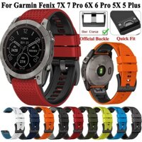 Dây Đeo Tháo Lắp Nhanh 22mm 26mm Cho Garmin Tactix 7 Pro Quatix 7x Approach S70 S62 S60 Garmin Fenix7 6X 5 5X Plus 3HR