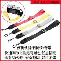 Dây đeo tháo nhanh cho máy ảnh DSLR Canon, dây đeo cổ tay Sony A7M3, dây đeo tay Fujifilm XT4