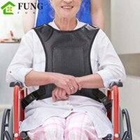 Dây đeo thắt lưng xe lăn FUNG, Áo hỗ trợ nẹp Phụ kiện xe lăn Dây đai ghế xe lăn, Dây thắt lưng có thể điều chỉnh Hỗ trợ người cao tuổi Cố định dây nịt an toàn Unisex