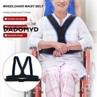 Dây đeo thắt lưng xe lăn DADOMYD, Dây đai ghế ngồi xe lăn thoáng khí, có thể điều chỉnh Unisex Thoải mái cố định an toàn Phụ kiện xe lăn