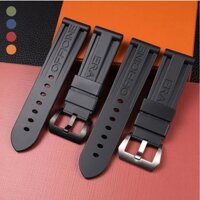 Dây Đeo Thay Thế Bằng Cao Su silicone 24mm Chống Nước Cho Đồng Hồ Thể Thao panerai pam Band bfor panerai luminor series pam00112 tang