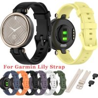 Dây Đeo Thay Thế Bằng Silicon Mềm Màu Đen Cho Garmin Lily