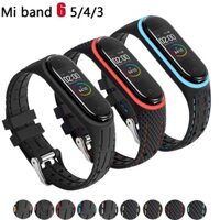 Dây Đeo Thay Thế Bằng Silicone Cho Xiaomi mi band 7 6 5 4 mi band 4 5 6