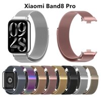 Dây Đeo Thay Thế Bằng Thép Không Gỉ Từ Tính Cho Xiaomi Band 8 Pro Miband 8 Pro