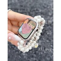 Dây đeo thay thế cho Huawei Band 9 8 Dây đeo đá quý và ngọc trai Dây đeo đồng hồ cho Huawei Watch Fit 3 2 Dây đeo