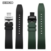 Dây đeo thay thế mô hình mới thay thế Seiko No. 5 Dây đeo đồng hồ silicon nam nước xanh ma Cocktail bào ngư đóng hộp
