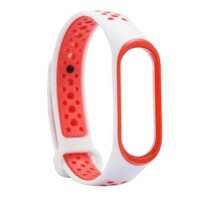 Dây đeo thay thế Xiaomi Miband 3 NKA - 2-Trắng Đỏ