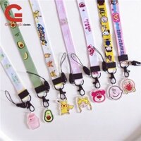 Dây đeo thẻ bảng tên học sinh có sticker nhựa