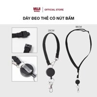 Dây Đeo Thẻ Có Nút Bấm MUJI