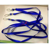 Dây đeo thẻ lụa MÓC SẮT Combo 50 chiếc - Dây đeo thẻ nhân viên HÀNG LOẠI 1