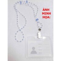 Dây đeo thẻ tên đá pha lê cao cấp siêu sáng lấp lánh xinh đẹp cho nhân viên văn phòng công sở