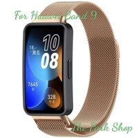 Dây đeo thép Milanese dành cho đồng hồ Huawei band 9 10