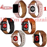 Dây đeo thời trang bằng da được sử dụng cho đồng hồ apple watch 8 / 7 / 6 / 5 / 5 / 4 / 3 / 2 / 1 / 38mm / 42mm / 40mm / 44mm / 45mm / 49mm.