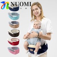 Dây đeo trẻ em NUOMI, Túi đựng trẻ em có thể điều chỉnh an toàn, Ghế đẩu eo thoáng khí phía trước di động cho trẻ sơ sinh 0-36 tháng tuổi